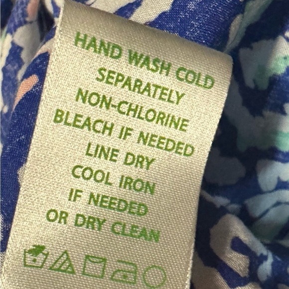 Lilly Pulitzer Tunic Women's Medium Kahli Blue Grotto Move It Or Lose It Coral - Picture 12 of 15